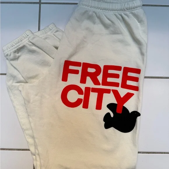 Free City Chalk White Sweatpants - Picture 2 of 3